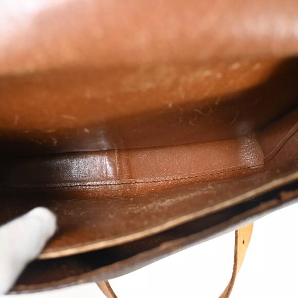 LOUIS VUITTON Cartouchiere GM Shoulder Bag Monogram Leather Brown - Picture 14 of 16